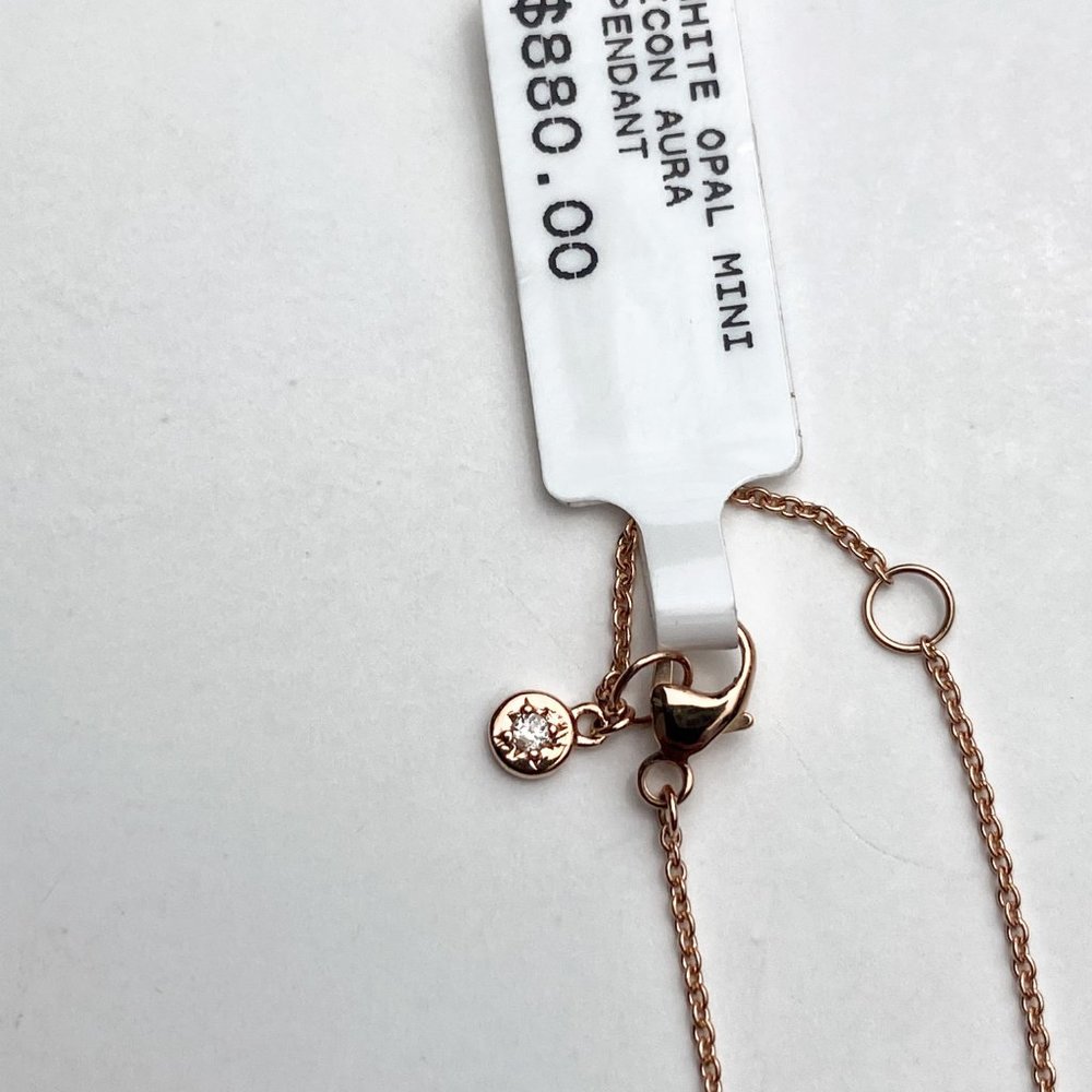 Astley Clarke 14K Rose Gold Opal & Diamond Pendant - Picture 4 of 8